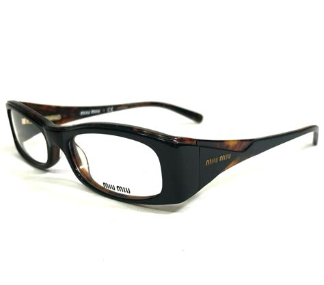 miu miu rectangular eyeglasses